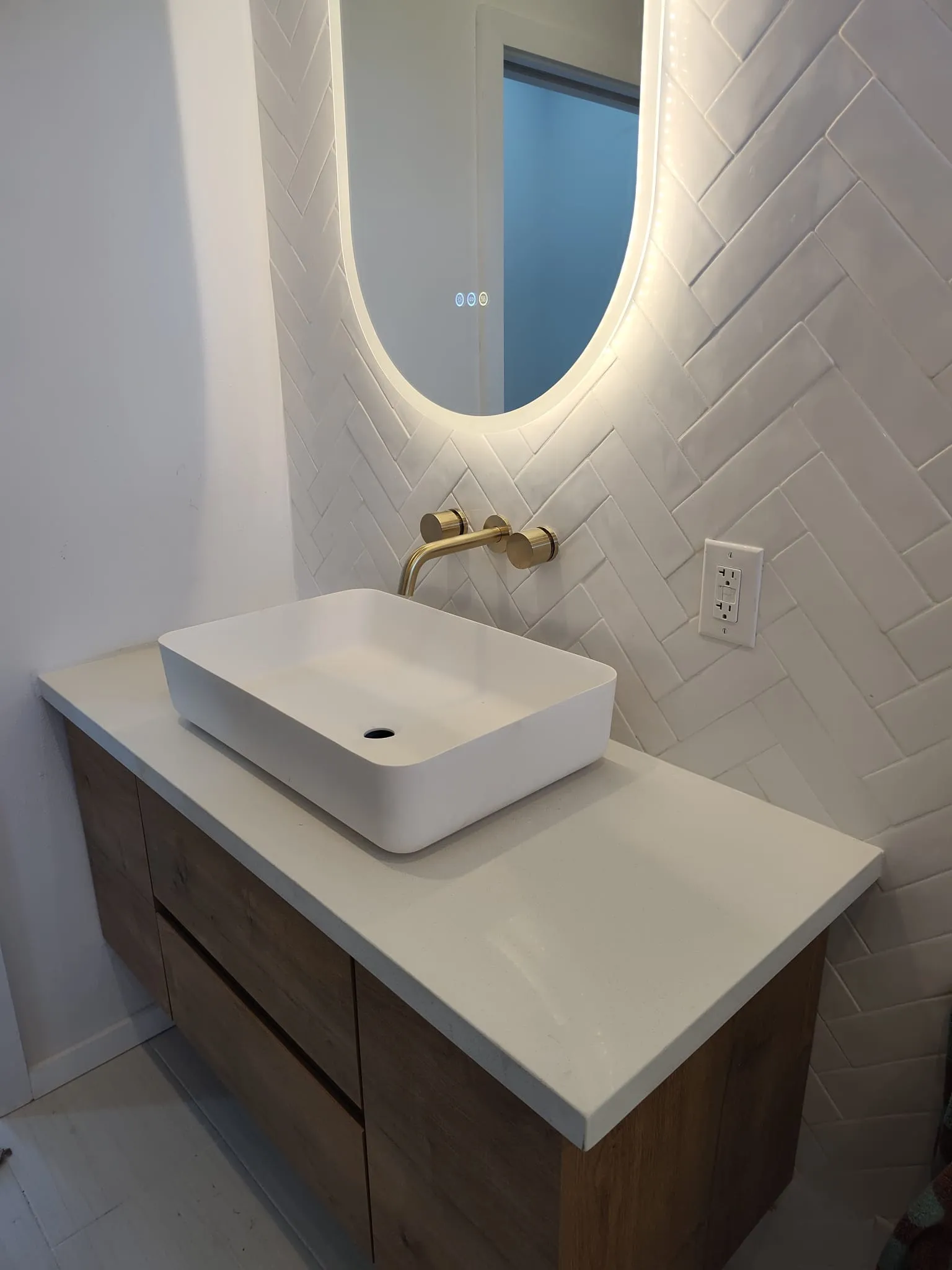 Bathroom vanity installation Maui Hawaii
